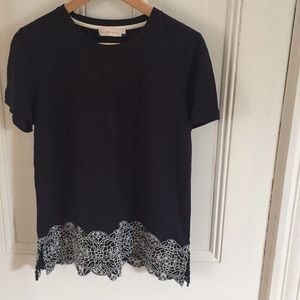 Tory Burch with embroidered floral print